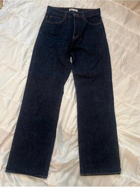 Zara Straight Jeans in Dark Indigo